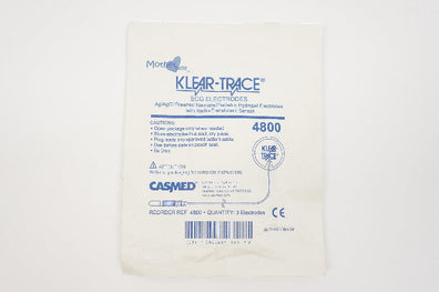 CasMed 4800 Klear-Trace ECG Electrodes Ag/AgCI Prewired Neonatal